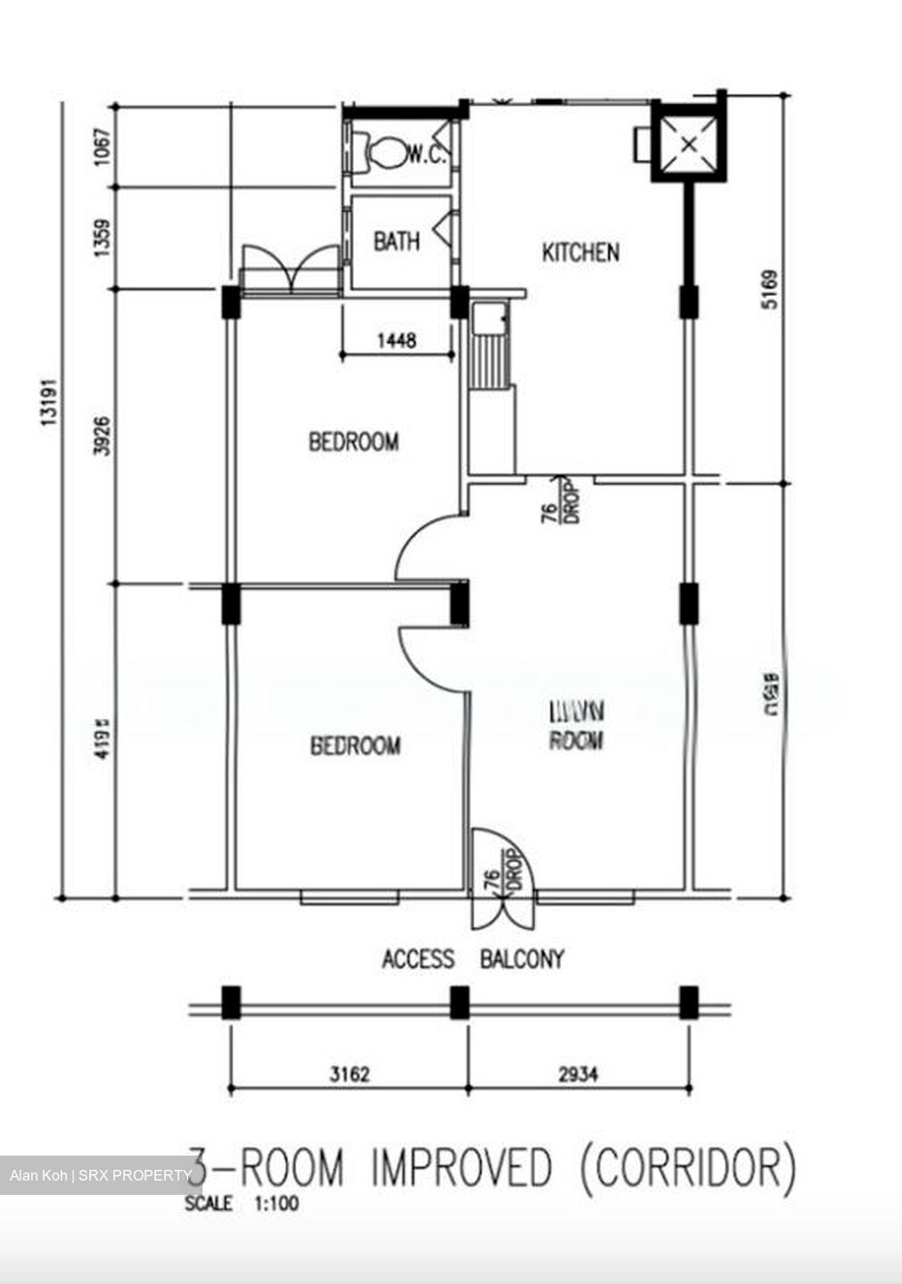 Blk 108 Serangoon North Avenue 1 (Serangoon), HDB 3 Rooms #526034081